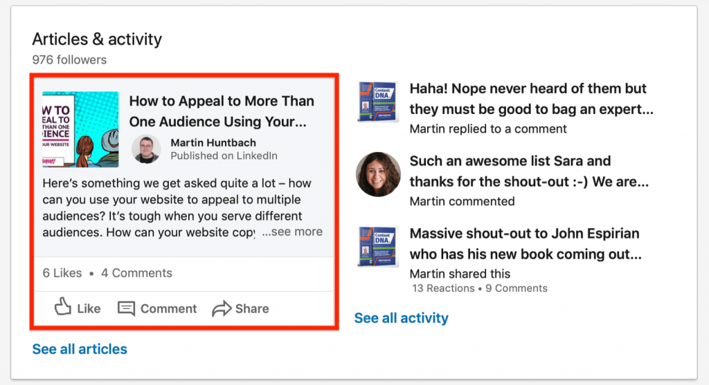 LinkedIn Article