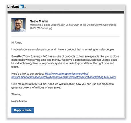 LinkedIn Inmail