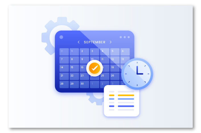 schedule and publish